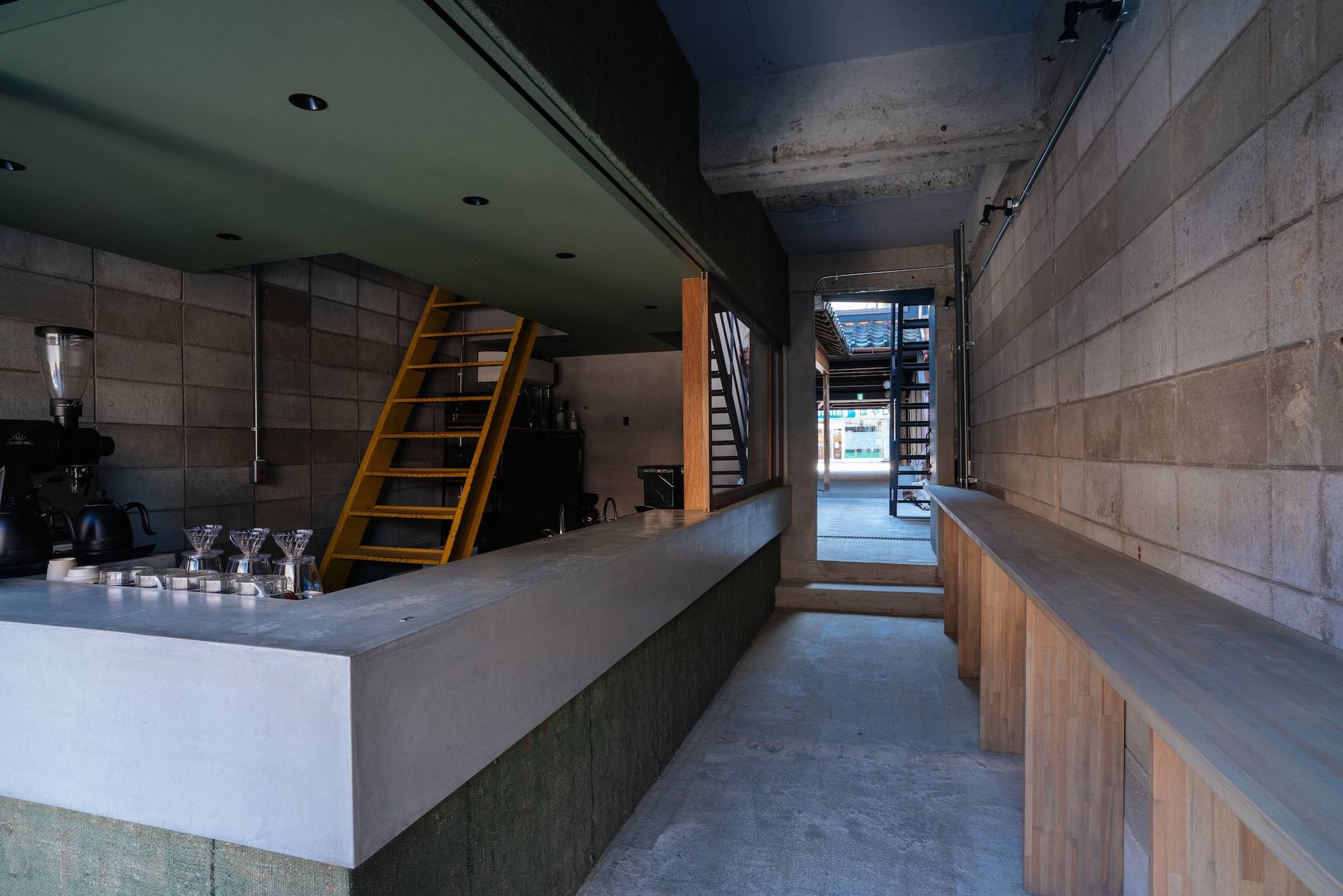 haiz coffee roastery 南砺の外観